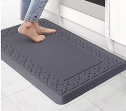 Embossed PVC foam mat