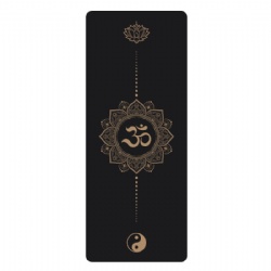 Rubber Yoga mat with PU face