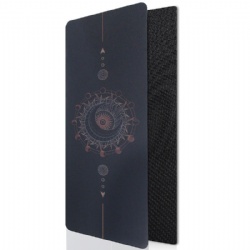 Rubber Yoga mat with PU face