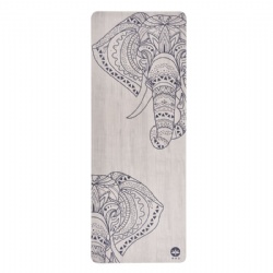 Printed natural rubber yoga mat